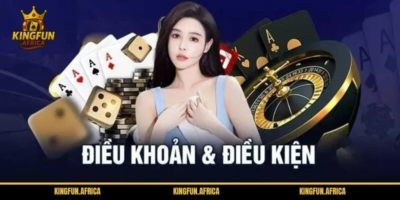 Giao diện hiển thị rõ các điều khoản và điều kiện trên trang chủ